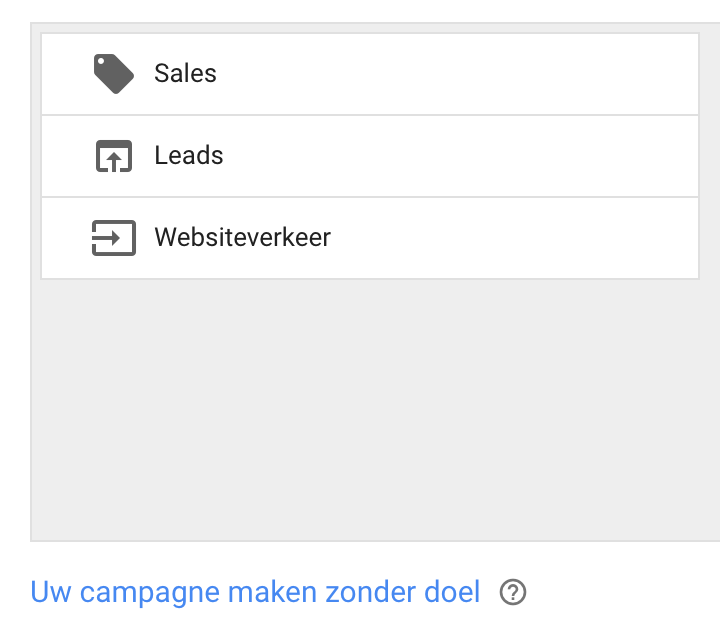 Google Shopping campagne maken